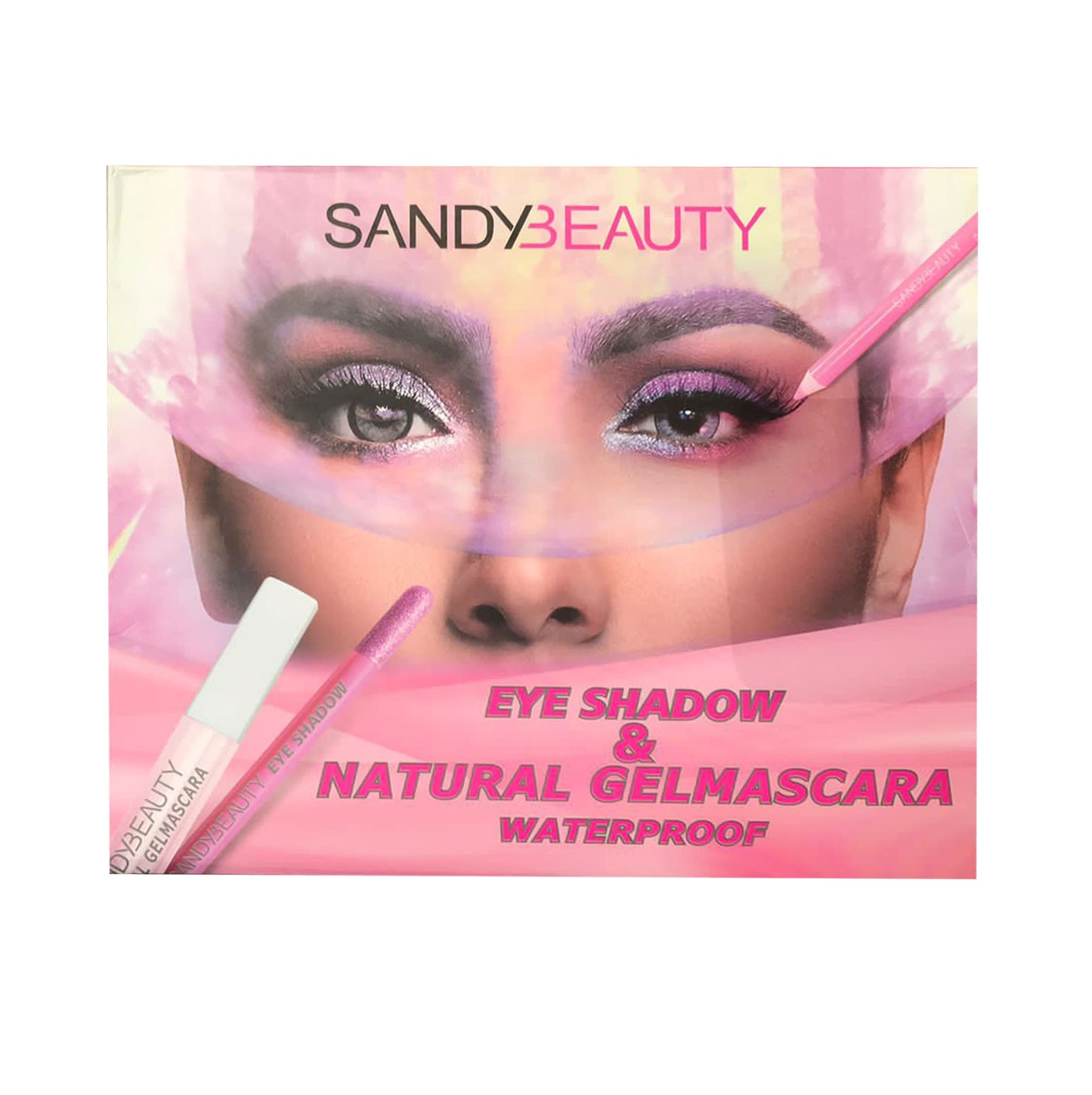 MASCARA CON GLITTER DE COLORES (SET DE 12 PIEZAS)