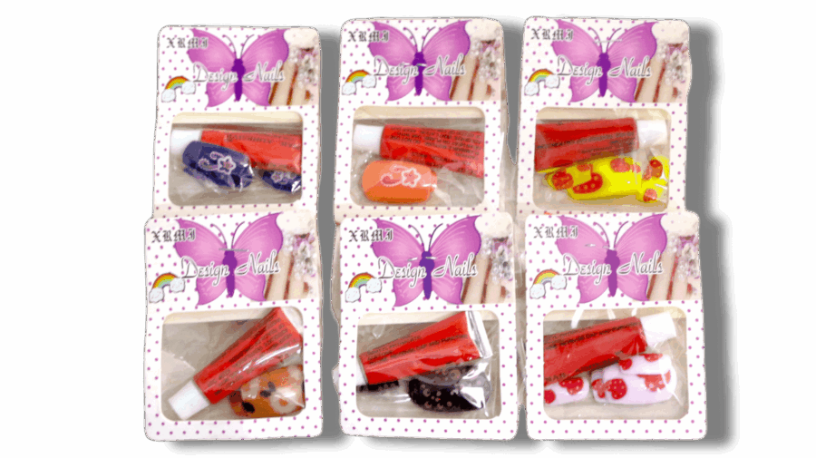 Set con 12 bolsitas de tips decoradas - Imagen 2