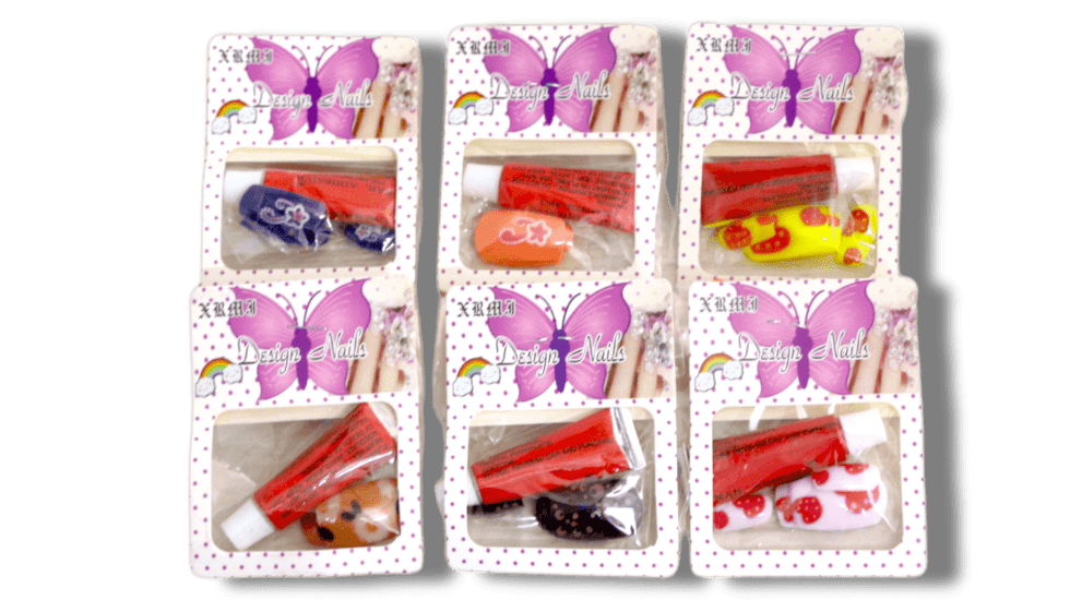 Set con 12 bolsitas de tips decoradas - Imagen 2