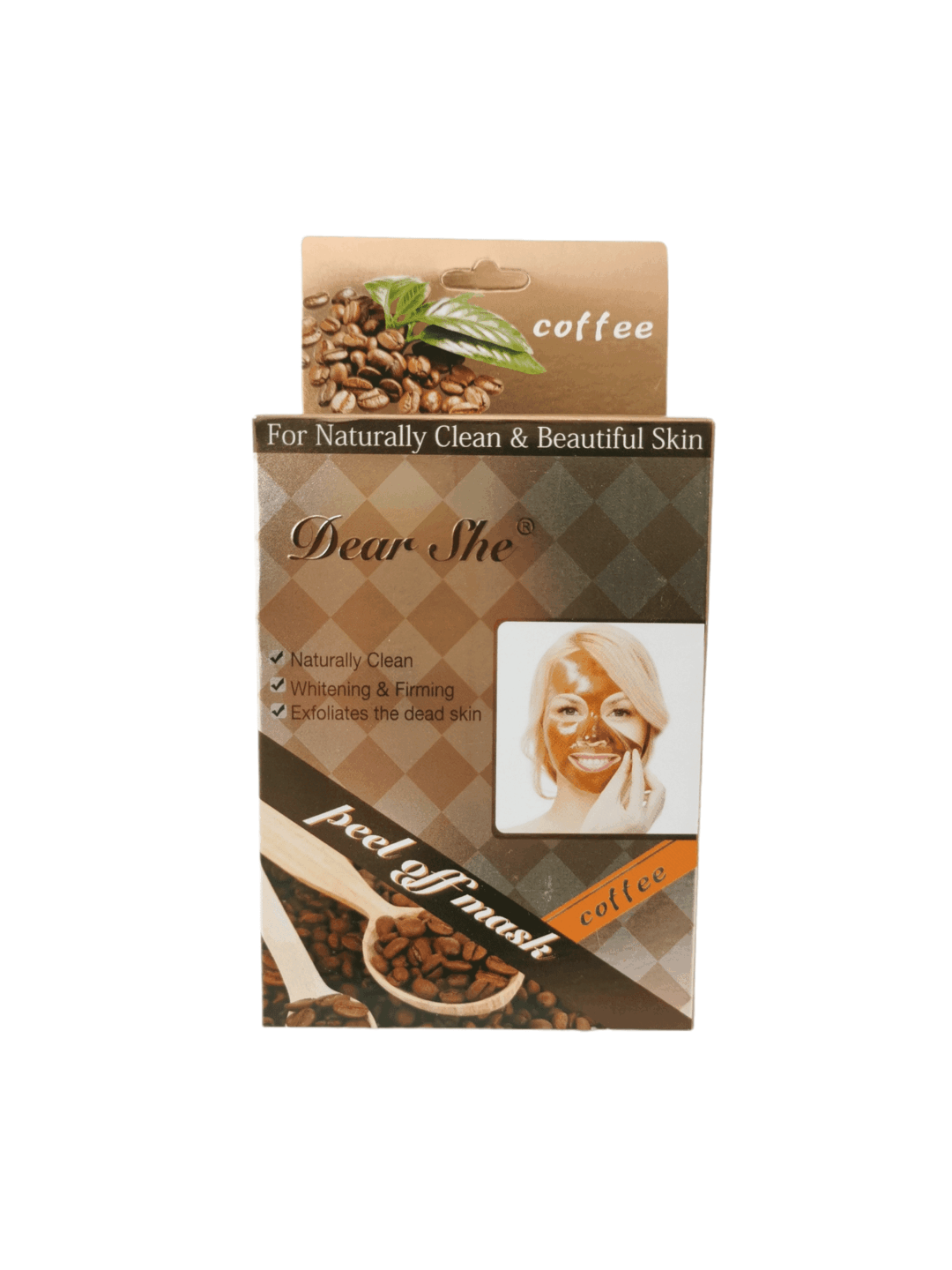 Mascarilla facial con extracto de café 20g