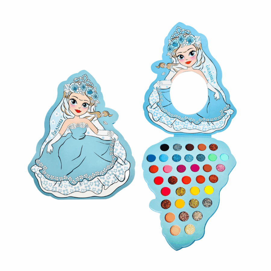 Paleta de sombras con 36 tonos
