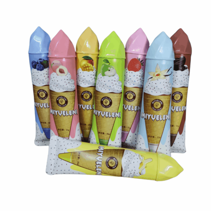 Set de 8 cremas con olor a helado 30g c/u