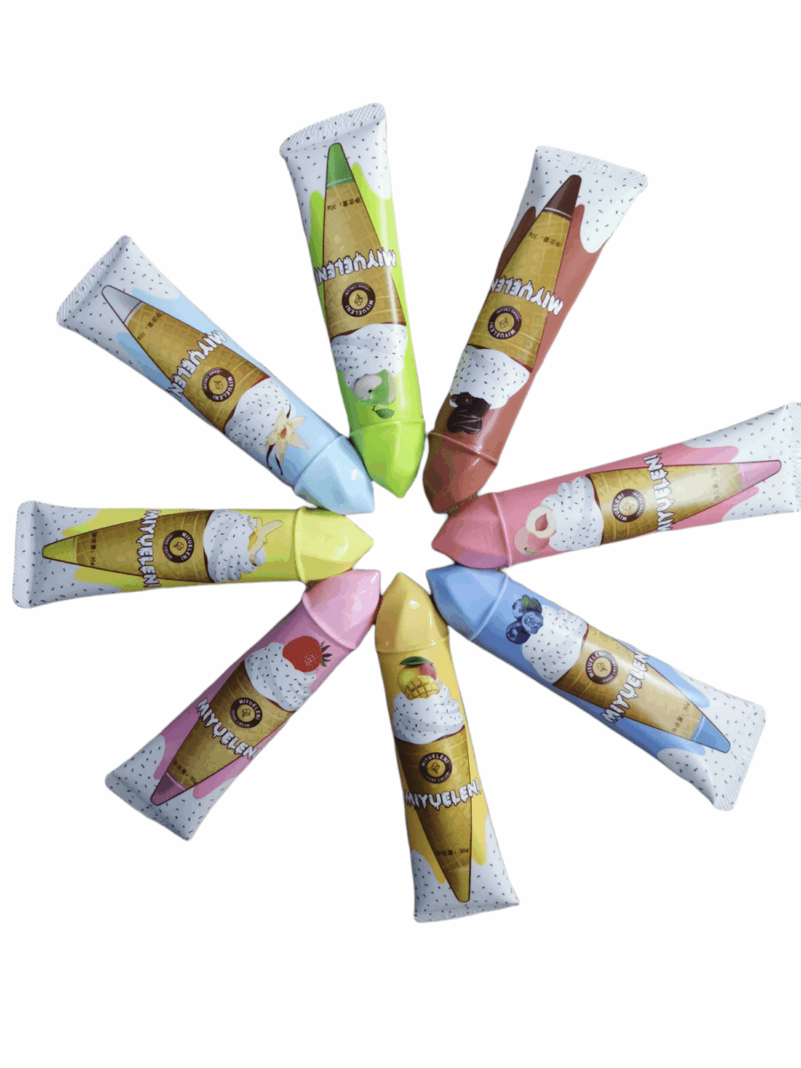 Set de 8 cremas con olor a helado 30g c/u