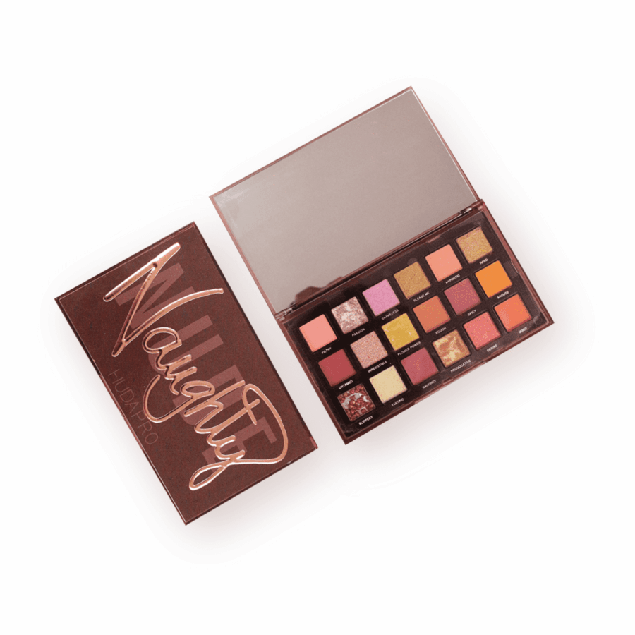 Paleta de sombras con 18 tonos