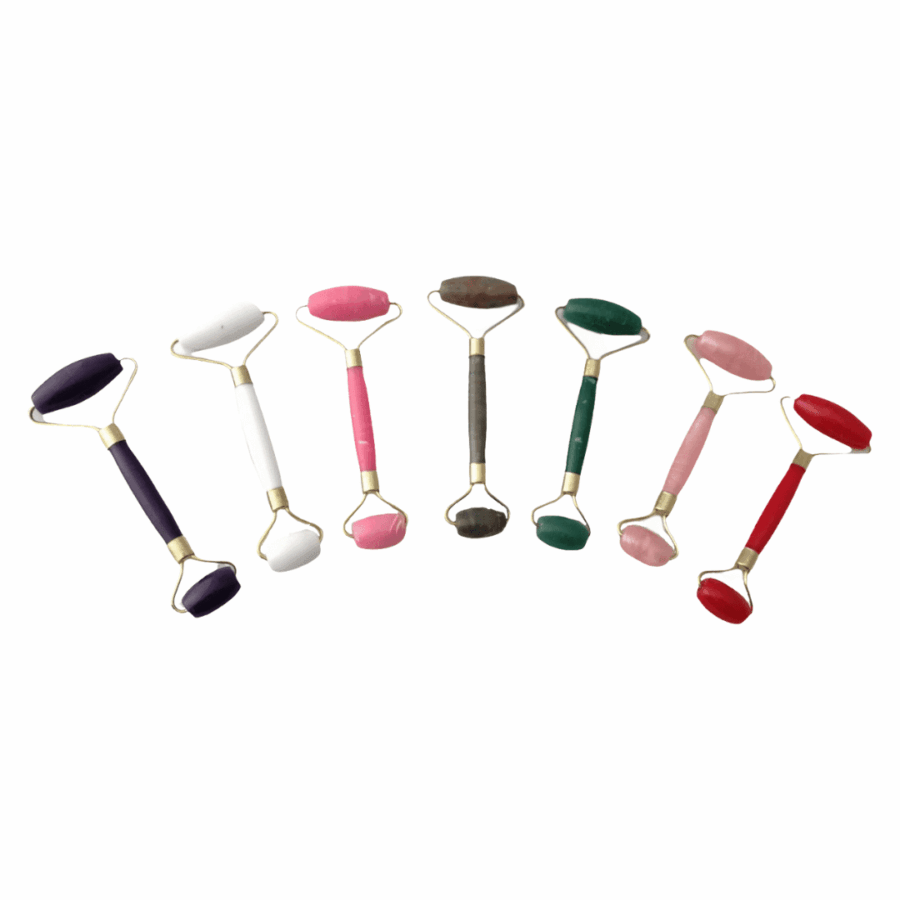 Rodillo de jade en distintos colores 13.9cm