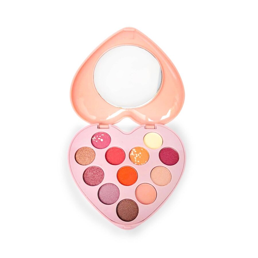 Paleta de sombras con 18 tonos