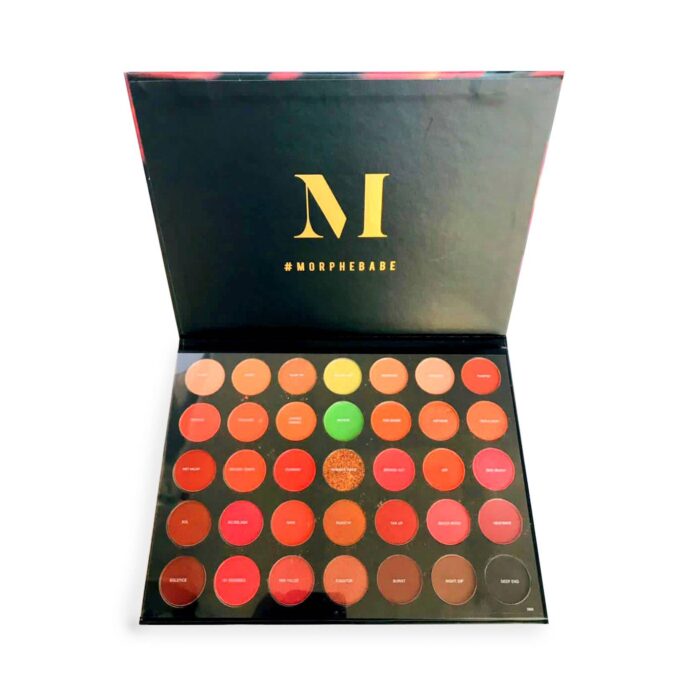 Paleta de sombras con 35 tonos