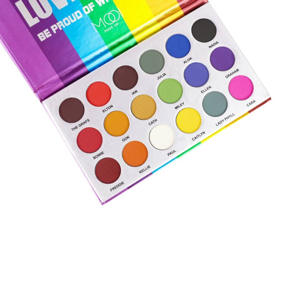 Paleta de sombras MOOI con 18 tonos - Imagen 2