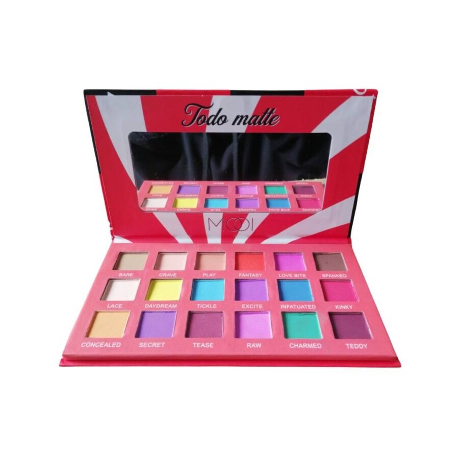 Paleta de sombras MOOI con 18 tonos - Imagen 2
