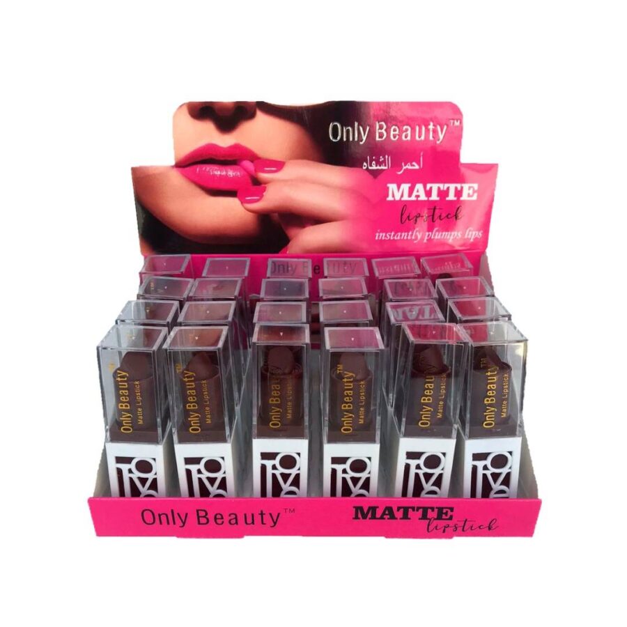 Labial en barra color vino