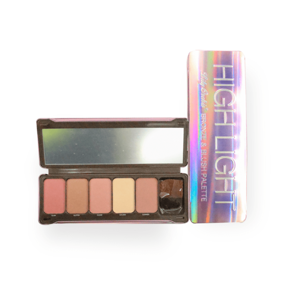 Paleta de rubor y bronzer con 6 piezas - Imagen 3