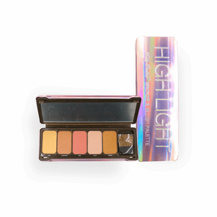 Paleta de rubor y bronzer con 6 piezas - Imagen 2