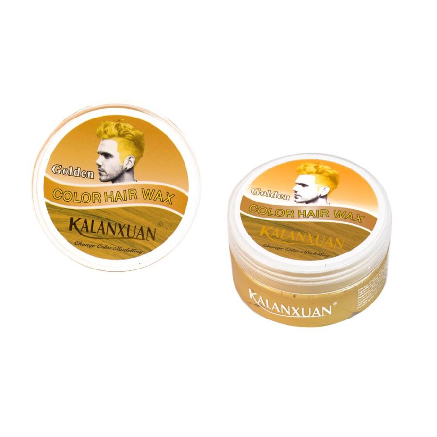 Cera para cabello color dorado por pieza