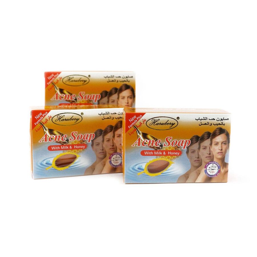 Jabón antiacné con leche y miel 135g - Imagen 2