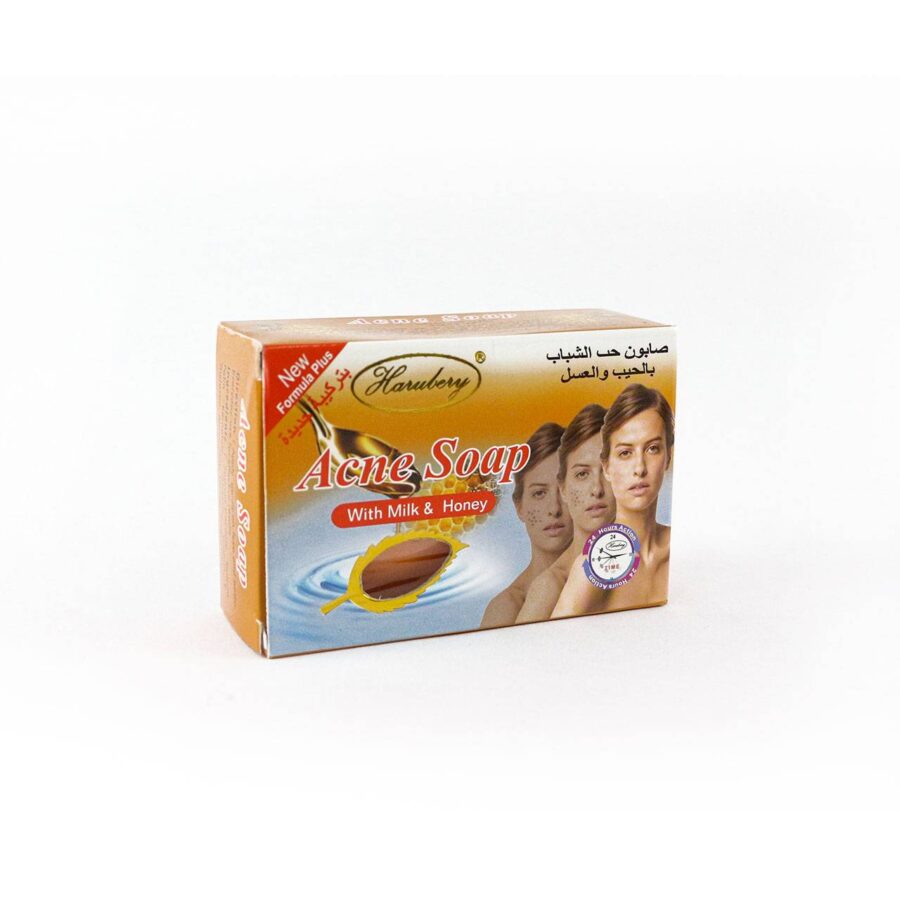 Jabón antiacné con leche y miel 135g