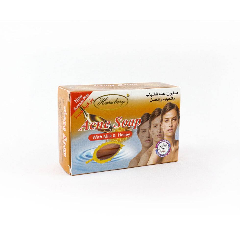 Jabón antiacné con leche y miel 135g