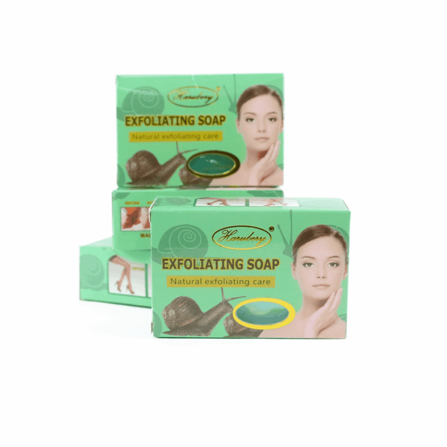 Jabón exfoliante con baba de caracol 135g