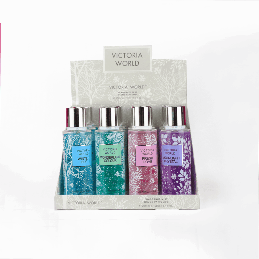 Perfume en 250ml con 12 piezas
