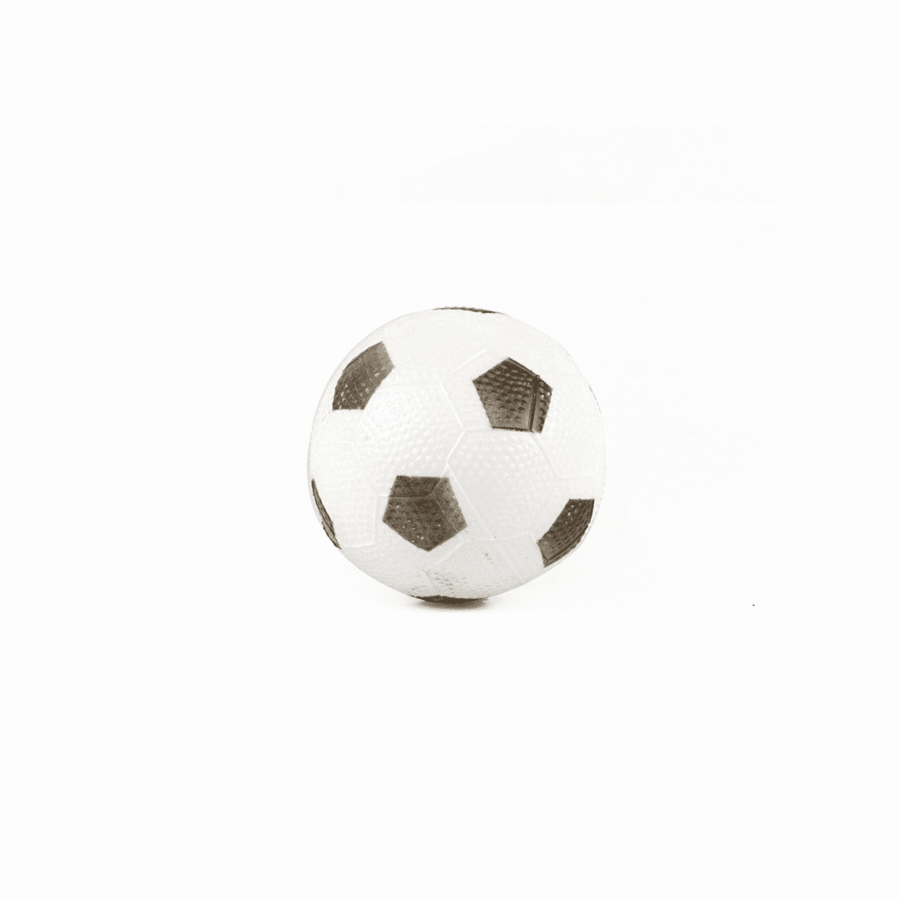 Pelota de 10 cm desinflada en color rojo, amarillo, azul y verde (CAJA)