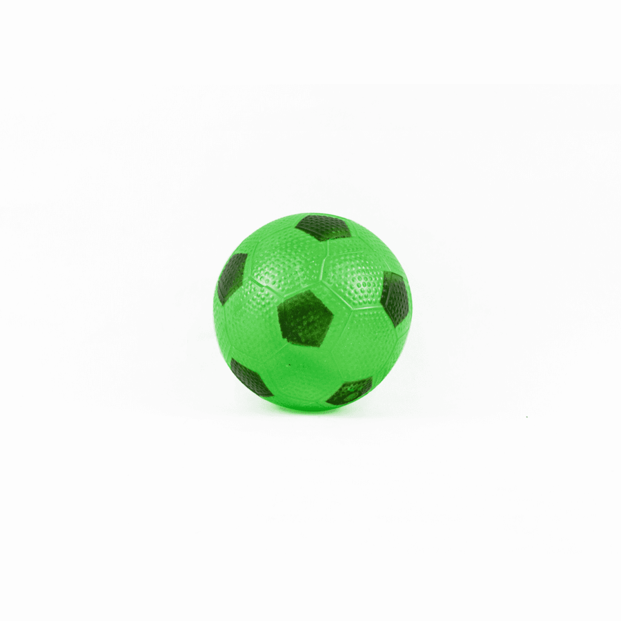 Pelota de 10 cm desinflada en color rojo, amarillo, azul y verde (CAJA) - Imagen 2
