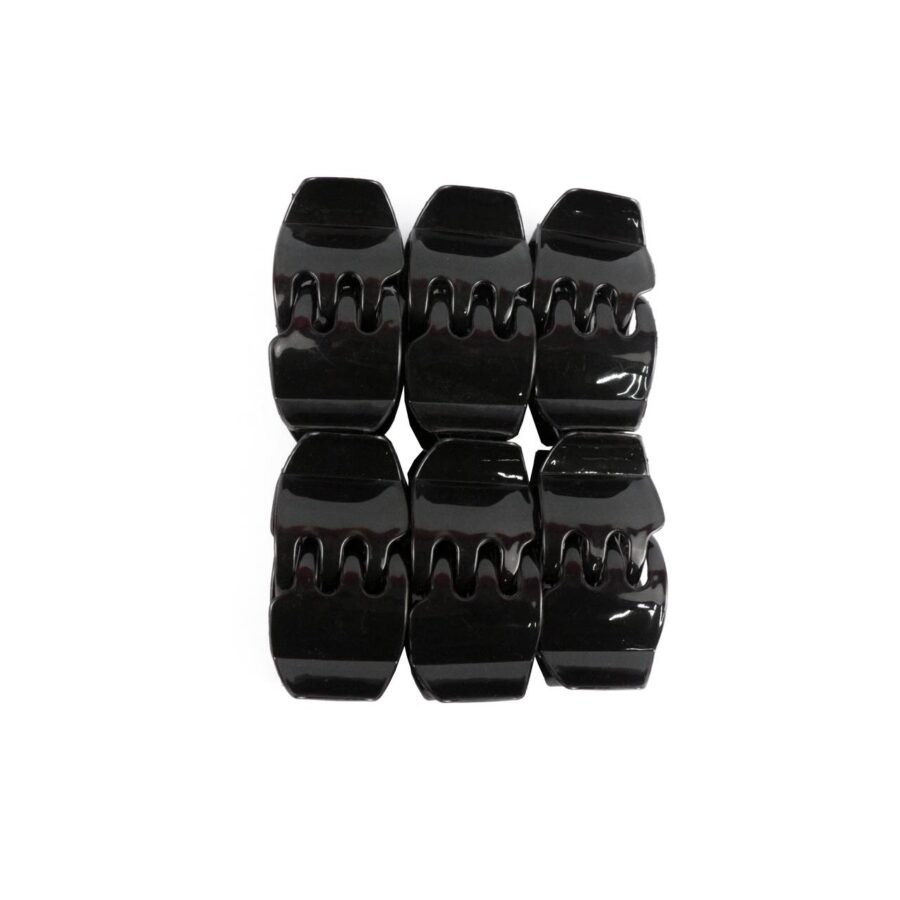 Pinza escolar chica de color negra con 12 piezas - Imagen 2