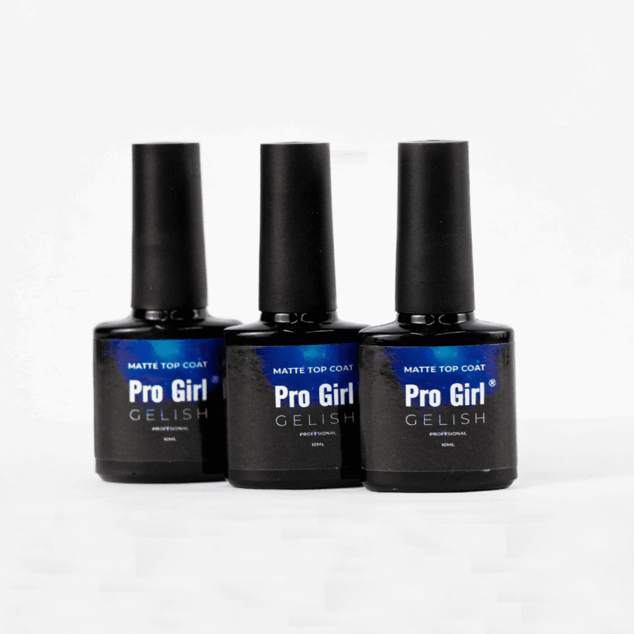 Matte top coat PRO GIRL con 12 piezas