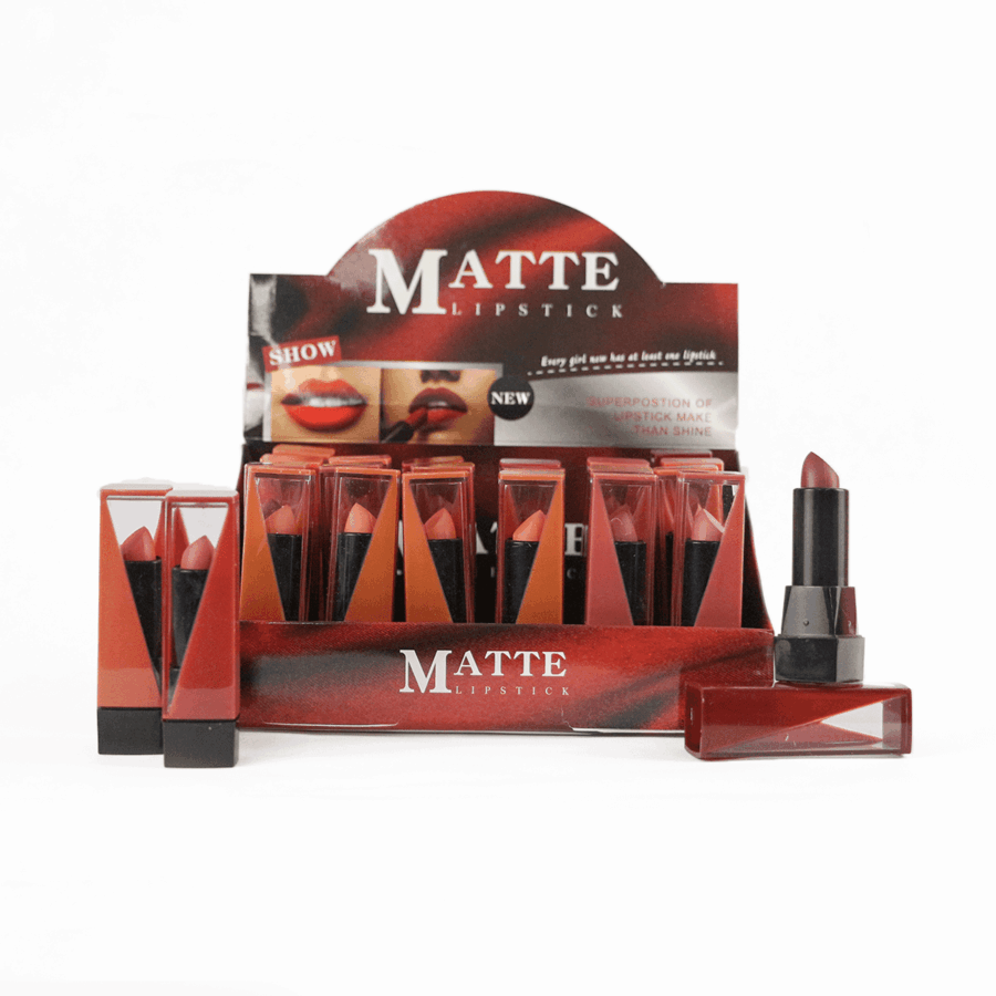 Labial matte en tonos nude a rojos