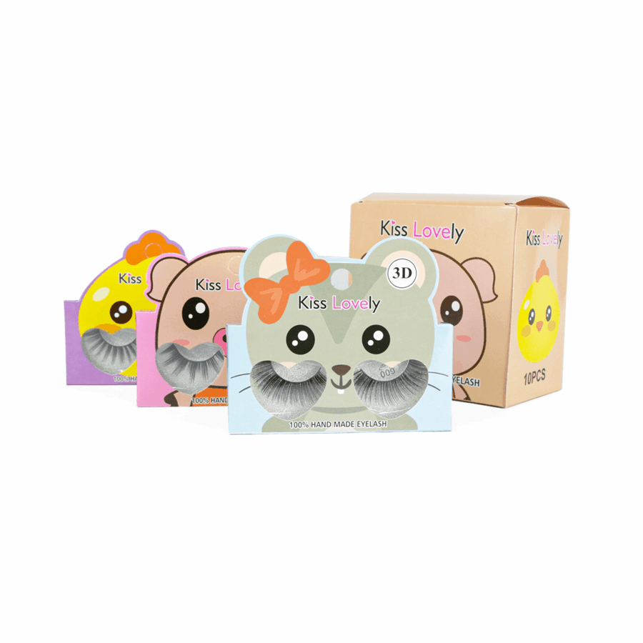 Pestaña 3D diseño de animales con 10 pares - Imagen 2