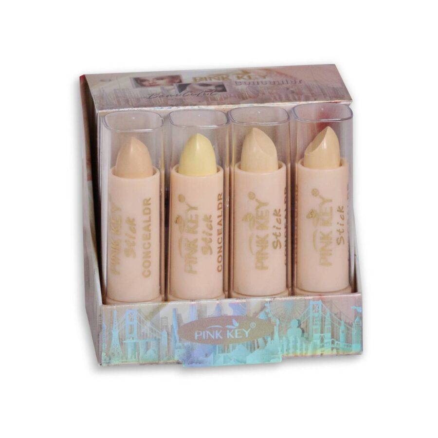 Corrector en barra tipo labial con 12 piezas