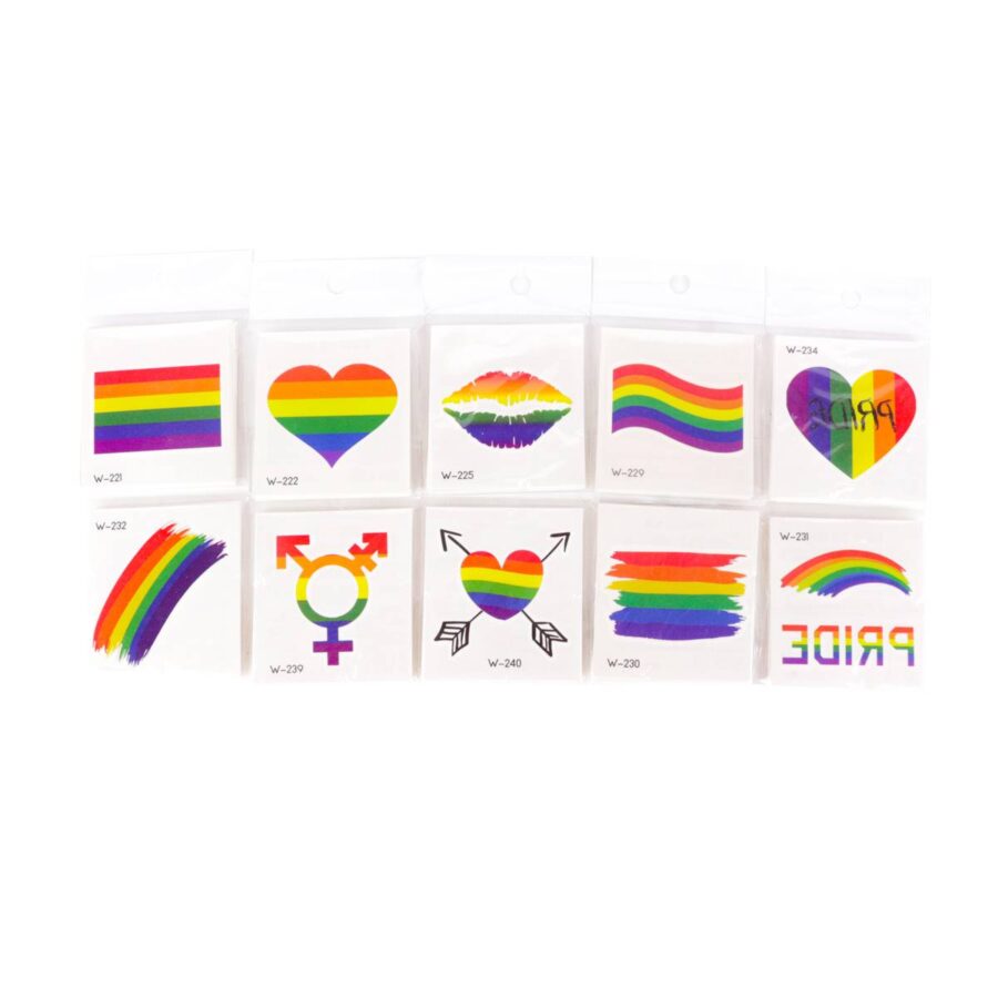 Paquete con 20 stickers Pride