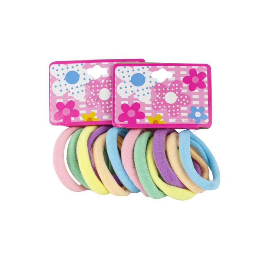 Ligas de licra tonos pastel (4.5cm)