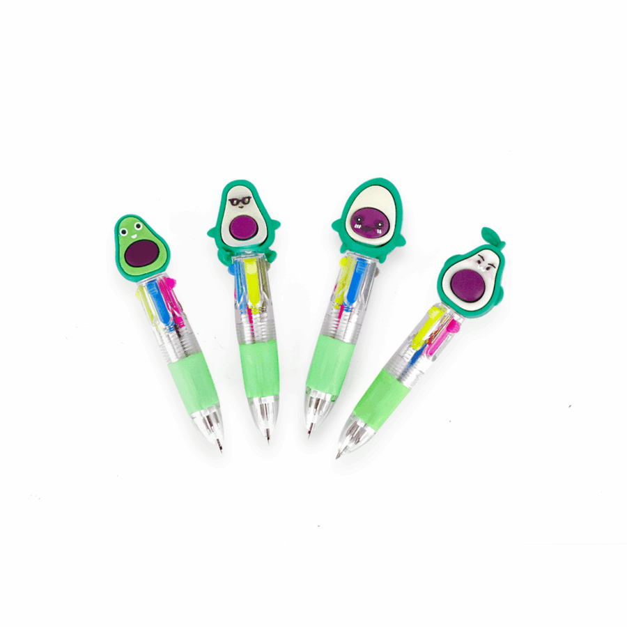 Pluma de figuras de aguacatitos cajita de 36 piezas - Imagen 2