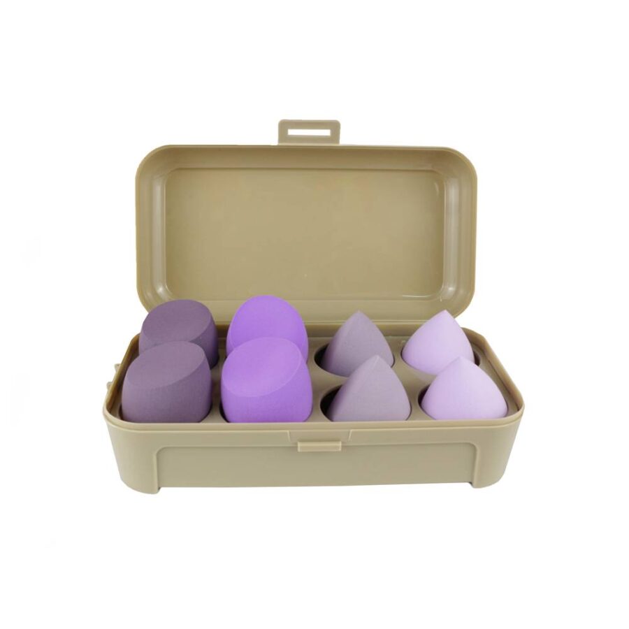 Estuche con 8 esponjas para maquillaje - Imagen 2