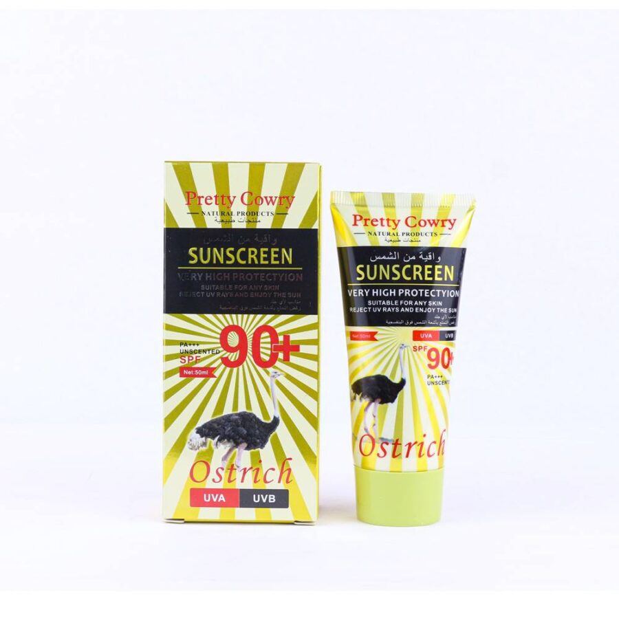 Bloqueador solar con huevo de avestruz 50ml
