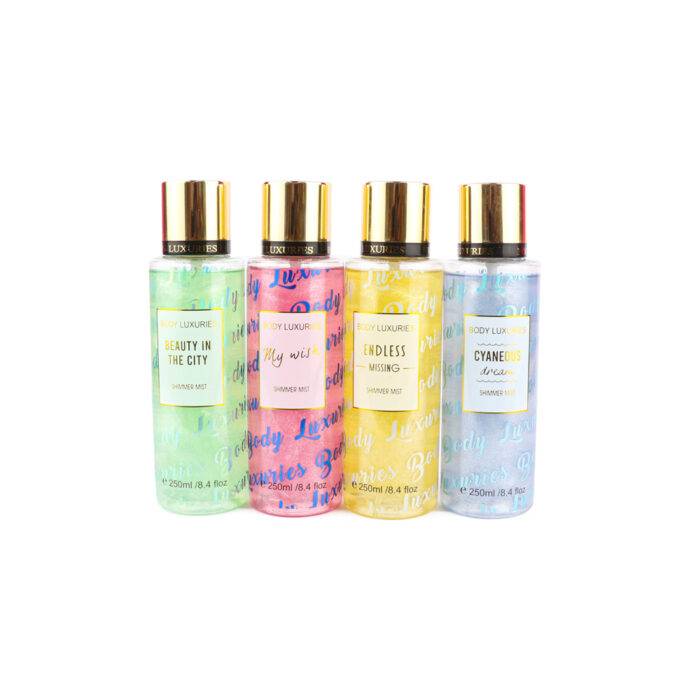Perfume con destellos de 250 ml