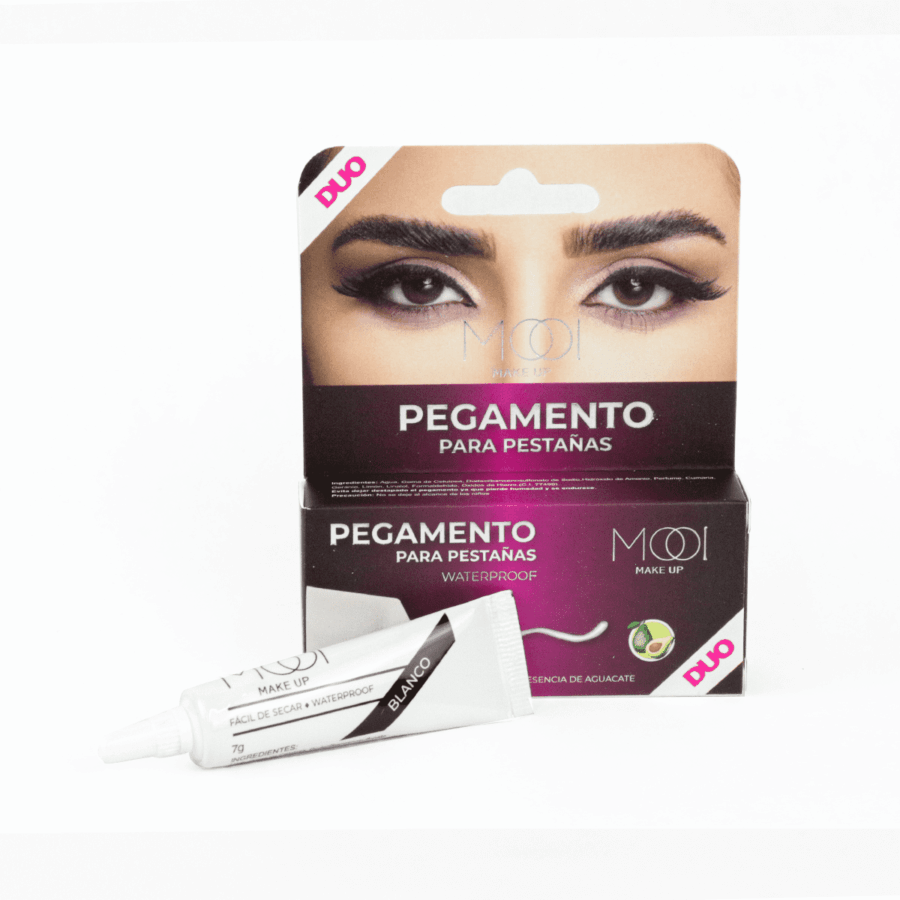 Pegamento para pestañas MOOI color blanco 7g