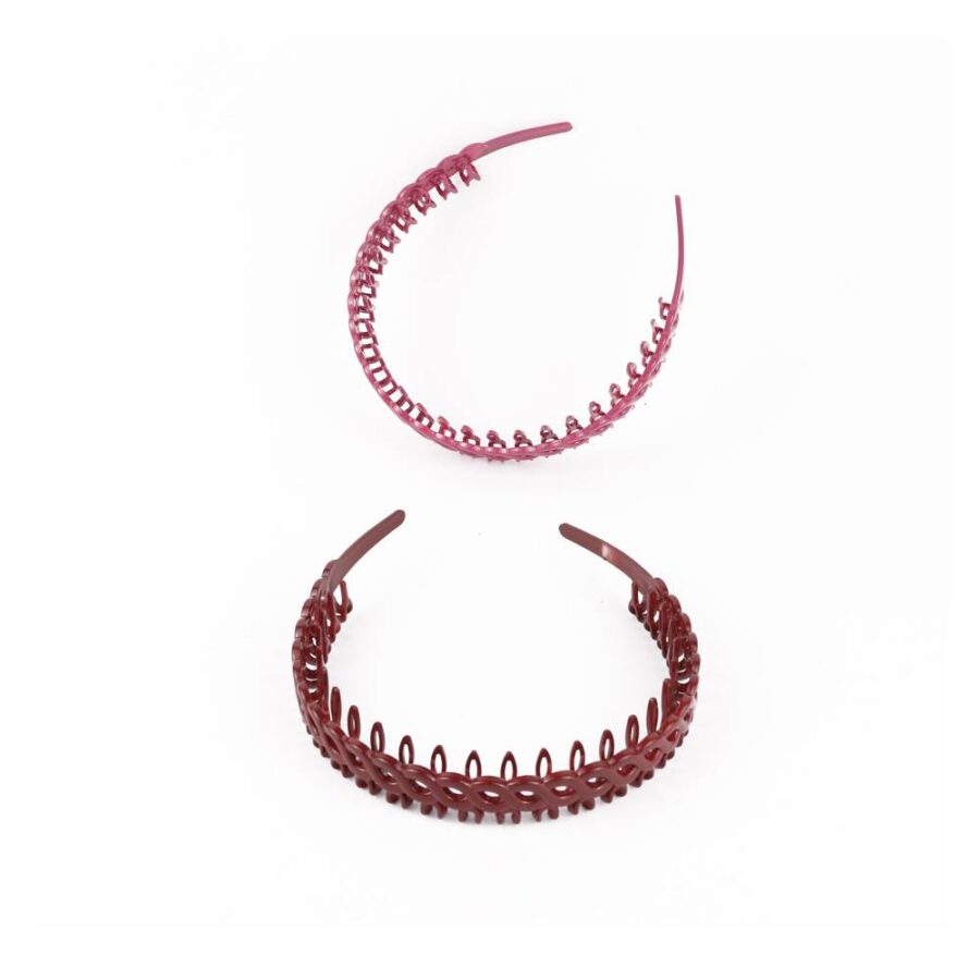 Diadema trenzada de plástico con 12 piezas - Imagen 2