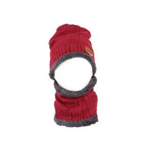 Gorro con cuellera afelpado