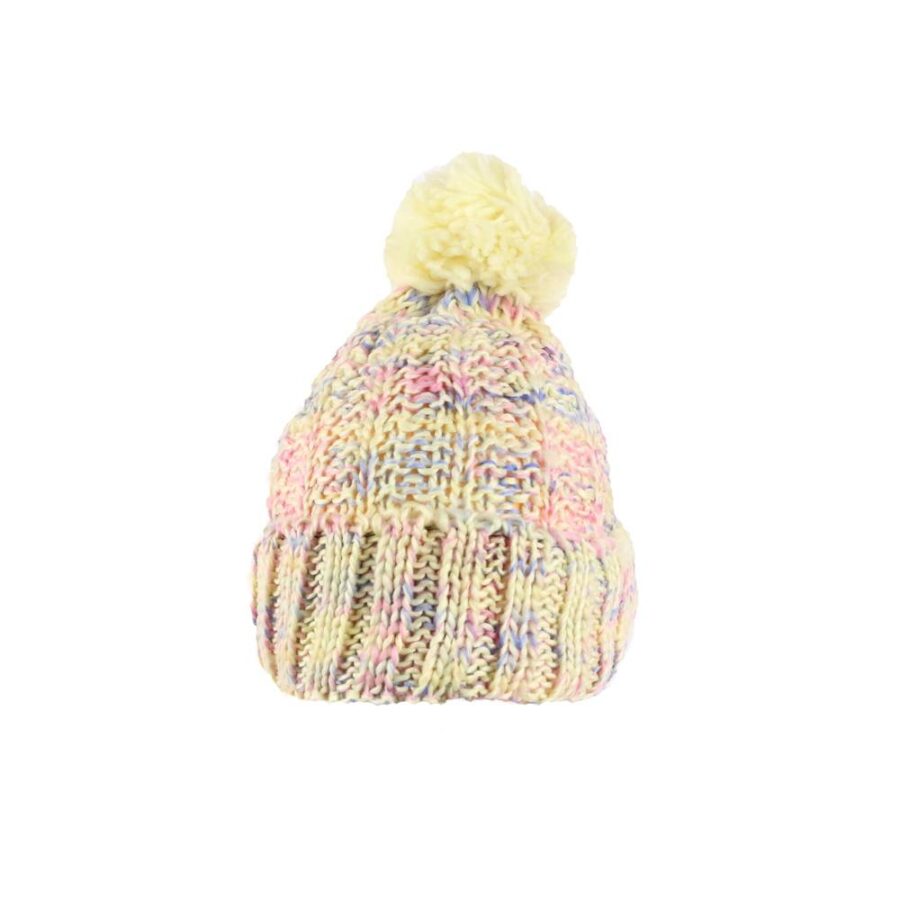 Gorro con Pompon Afelpado y Jaspeado - Imagen 7