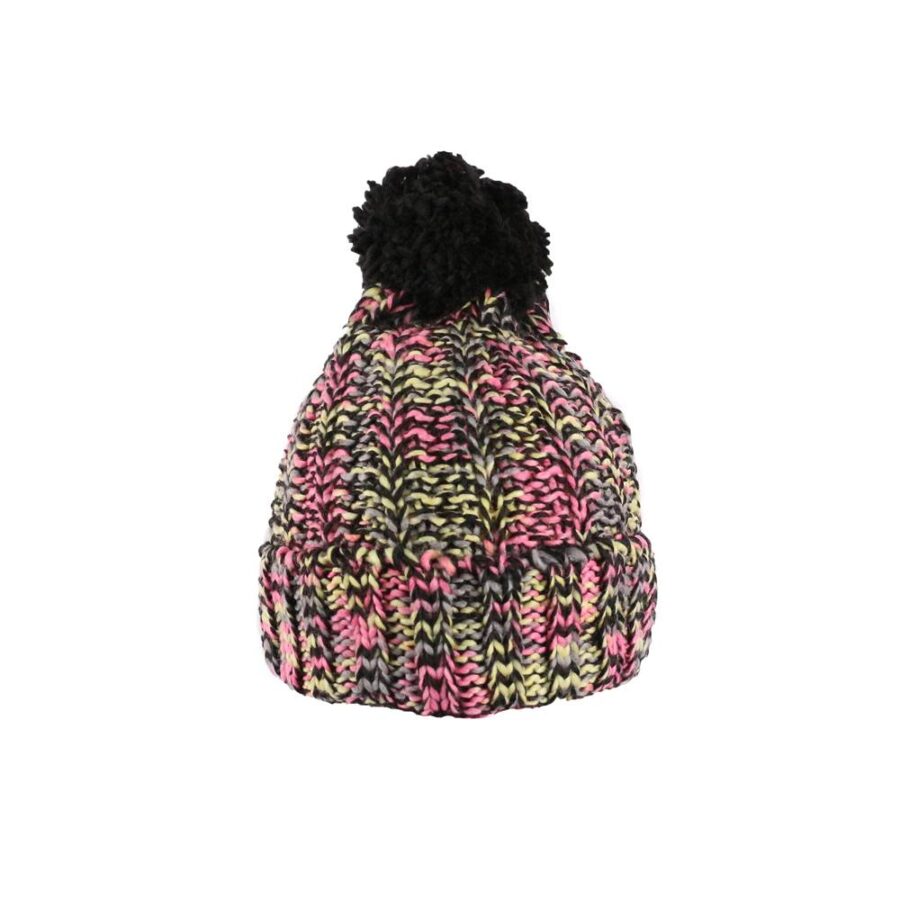 Gorro con Pompon Afelpado y Jaspeado - Imagen 5