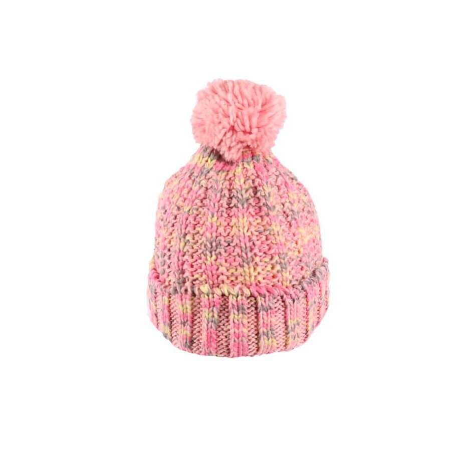 Gorro con Pompon Afelpado y Jaspeado - Imagen 2