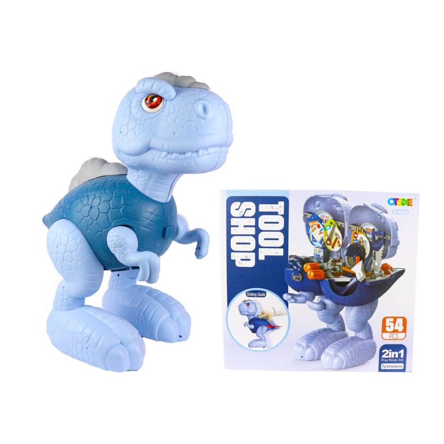 Juguete dinosaurio            de herramientas grande                          de 54 pcs
