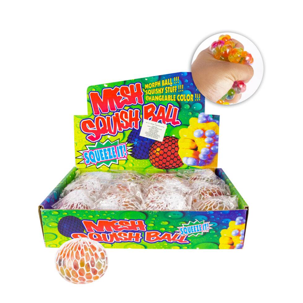 Pelota anti estrés de colores (CAJA)