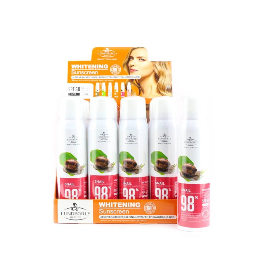 Bloqueador solar con baba de caracol en spray 180ml