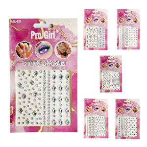 Pegatinas de diamantes PRO GIRL con 12 piezas