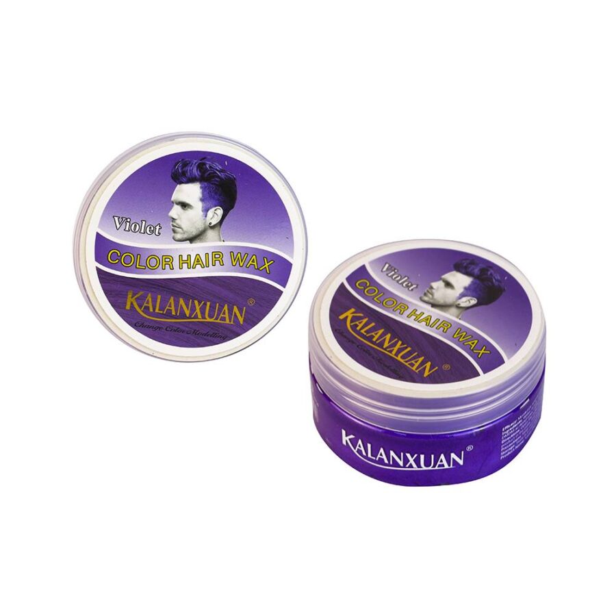 Cera para cabello color morado por pieza