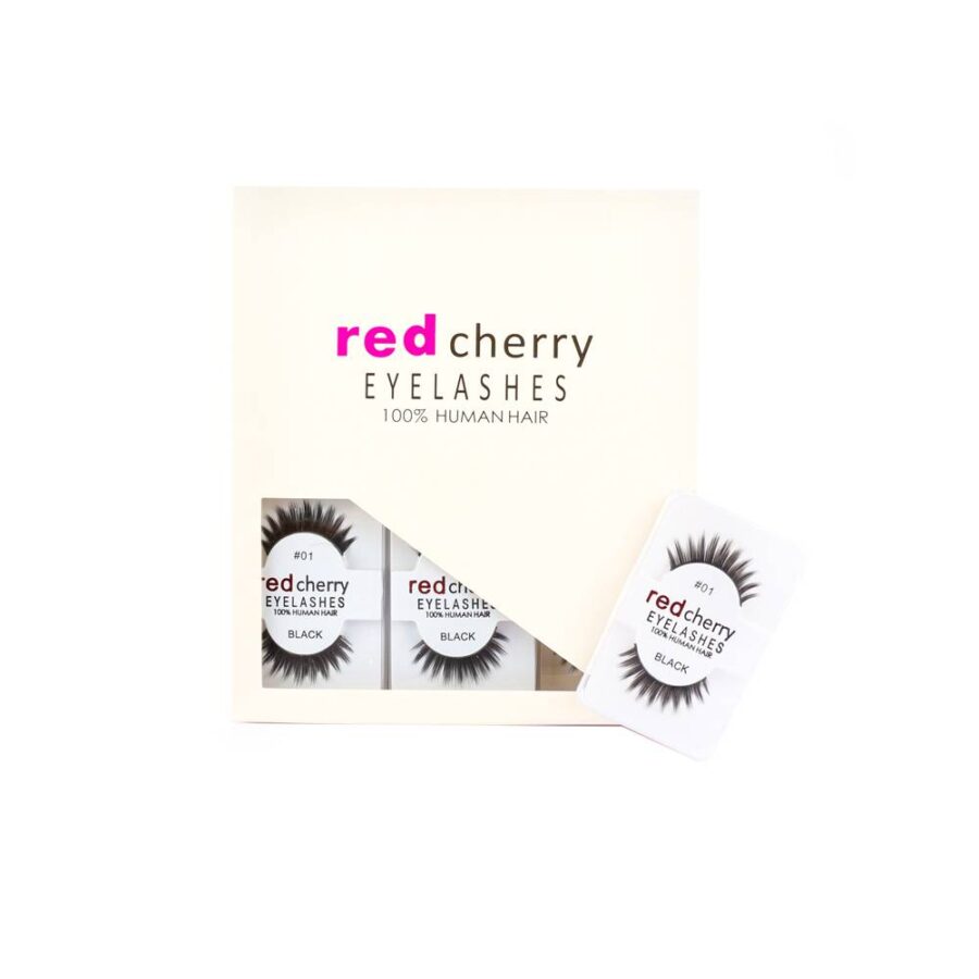 Pestaña Red Cherry con 12 pares
