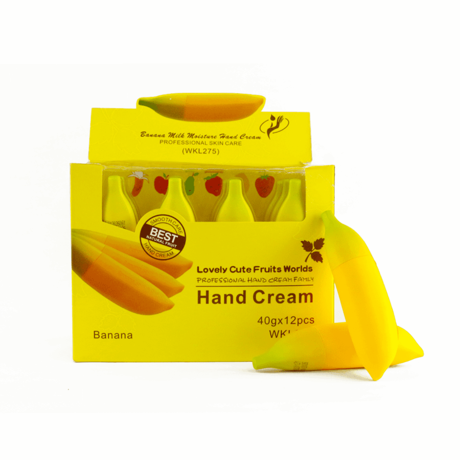 Crema con diseño y aroma a plátano 40g