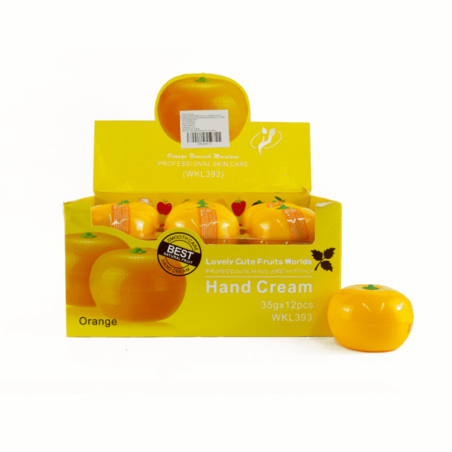 Crema con diseño y aroma a naranja 35g