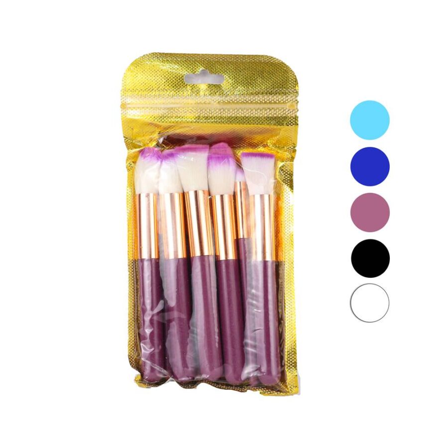 Set con 10 piezas de brochas kabuki